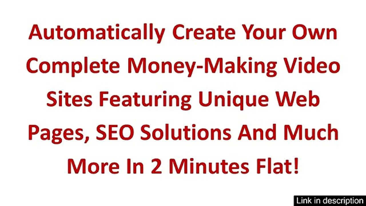 Video Site Builders Review & BONUS