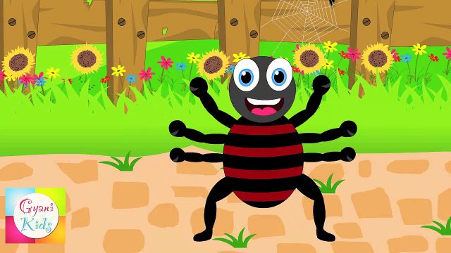 Incy Wincy Spider (Itsy Bitsy Spider) Nursery Rhyme Kids Animation Rhymes Songs