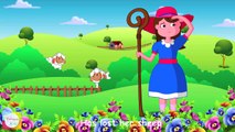 Little Bo Peep Has Lost Her Sheep Nursery Rhyme  Cartoon Animation Songs For Children