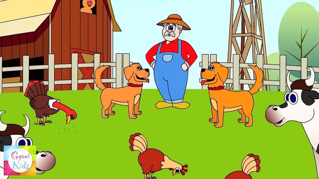 Old MacDonald Had a Farm Nursery Rhyme - Kids Animation Rhymes Songs