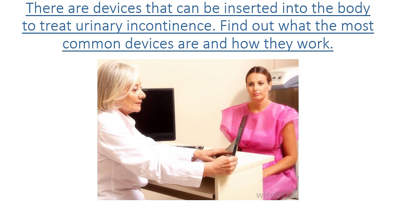 Pessaries and Other Incontinence Treatment Devices