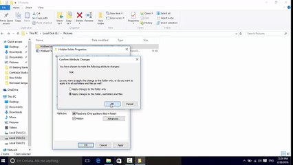 How to hide and unhide folder | File in window 10