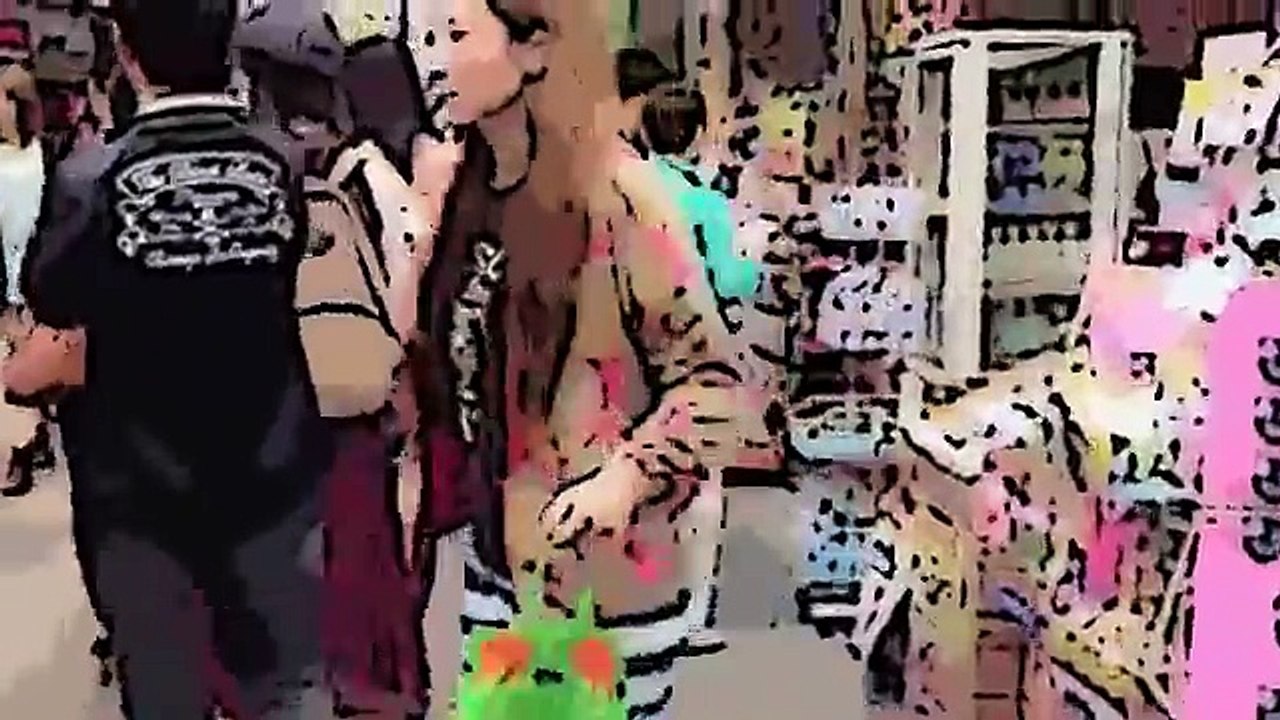 Cosplay, Harajuku, Shopping street of Japan (Manga/Cartoon  Version)