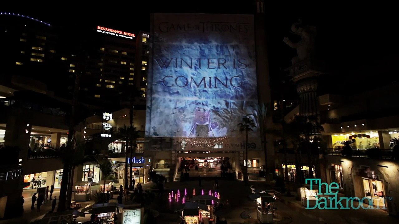 Game of Thrones Projection, Hollywood