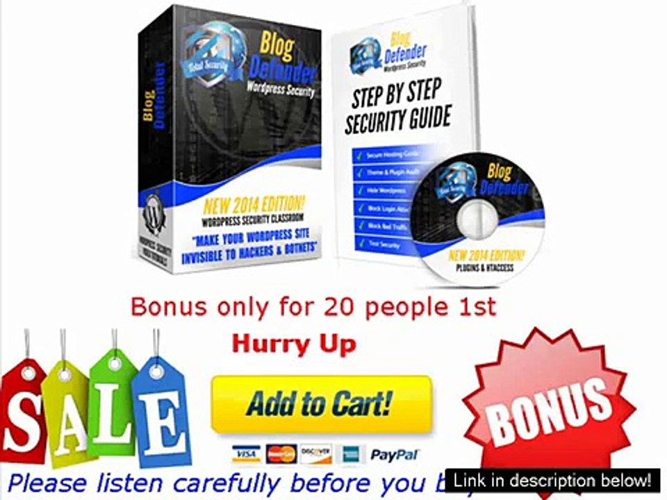 Blog Defender 2015 Review - Special Bonus - Discount - Review