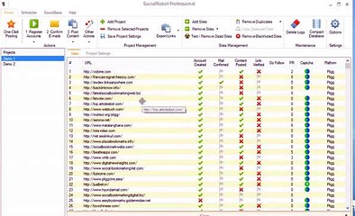 Powerful Social Bookmark submission software - SocialRobot