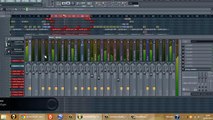 tutorial mixer basico fl studio 11 envios,canales,master