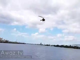 Helicopter crashes into water near Pearl Harbor