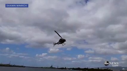 Helicopter Crashes Near Pearl Harbor
