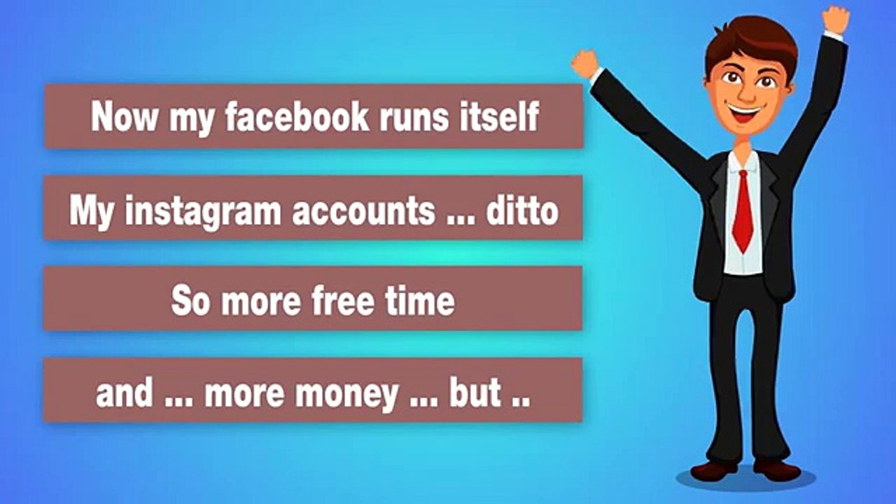Social Autobots set and forget facebook and instagram software