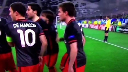 Le but de Aduriz pour Bilbao face à l'OM ! 0-1 !