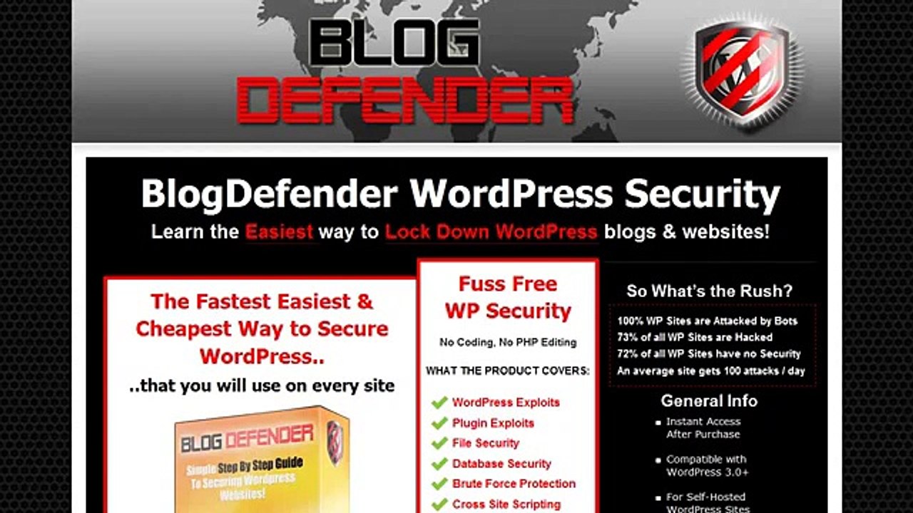 Wordpress Security Plugin   Blog defender