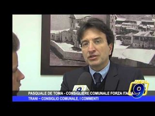 Trani | Consiglio Comunale, i commenti