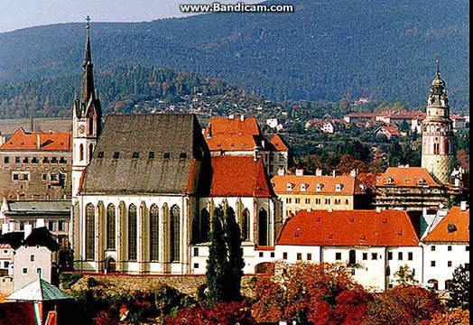 Город Крумлов, Чехия. Смотрится как нарисованный