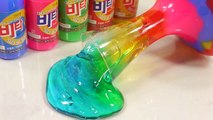비타민 젤리 몬스터 무지개 액체괴물 만들기!! 흐르는 점토 액괴 클레이 슬라임 장난감 놀이 DIY How To Make 'Rainbow Slime' Toys Kit