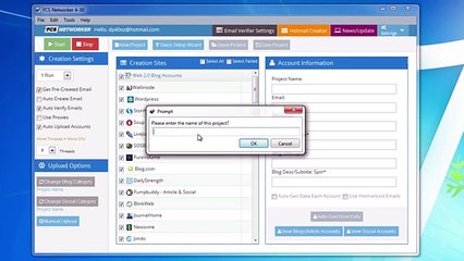 FCS Networker Account Creator Overview