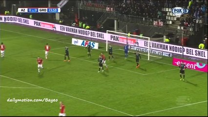 Goal HD -  AZ Alkmaar 1-0 Groningen - 20-02-2016