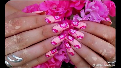 дизайн нарощенных ногтей фото