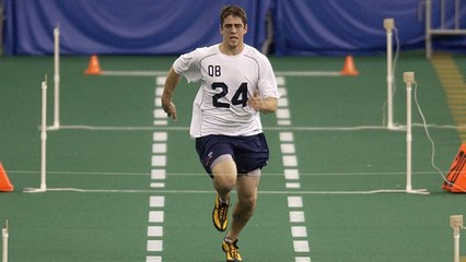 Aaron Rodgers run the 40