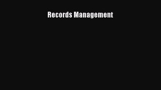PDF Records Management  EBook