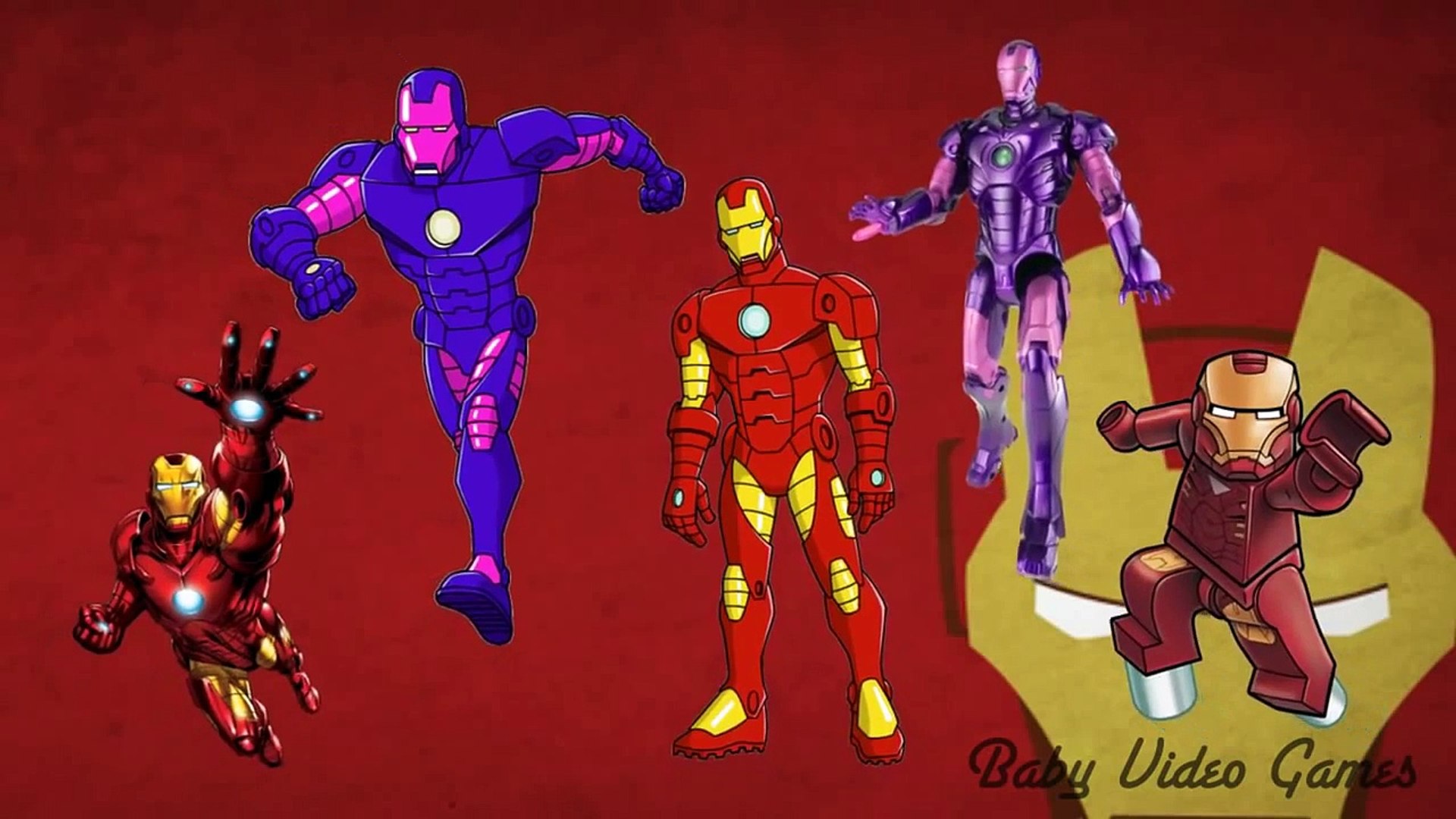 ⁣Cartoons Songs iron man Finger Family Kids Cartoon Fan Made