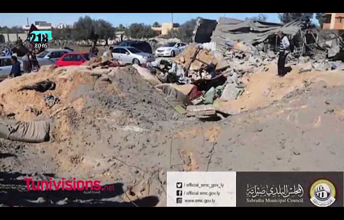 أسماد الدواعش اللذين قتلوا في الغارة الأمريكية على صبراتة