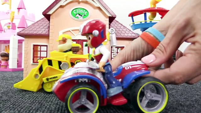 Щенячий патруль: Райдер и Крепыш. Снос домов! Мультики про машинки: Грузовичок, Подъемный кран