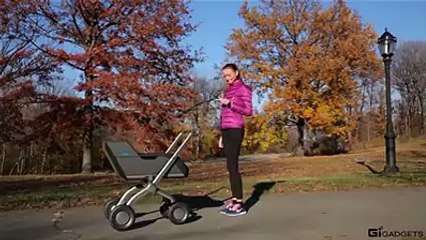 An Intelligent Stroller that solves both parents' and babies' needs.