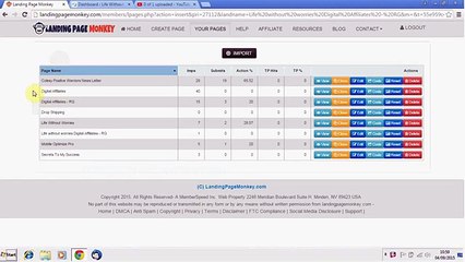 Landing Page Monkey onto Wordpress site