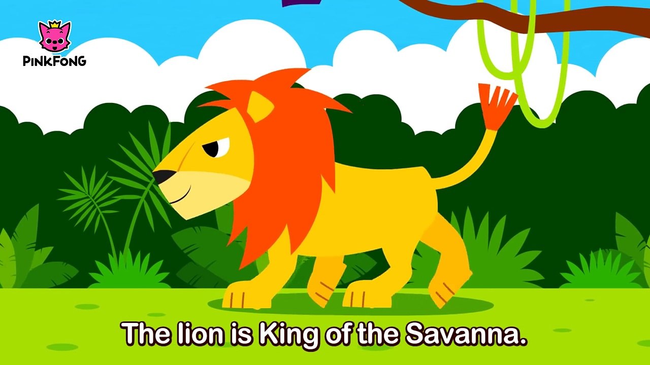 The Lion Animal Songs PINKFONG Songs for Children – Видео Dailymotion