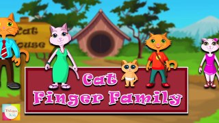 The Finger Family Cat Family Nursery Rhyme  Kids Animation Rhymes Songs