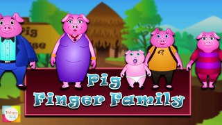 The Finger Family Pig Family Nursery Rhyme  Kids Animation Rhymes Songs