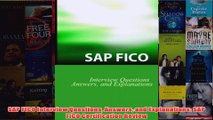 Download PDF  SAP FICO Interview Questions Answers and Explanations SAP FICO Certification Review FULL FREE