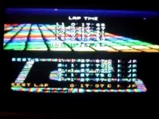 Super Mario Kart - Rainbow Road - 1'27"67 PAL (TT 5-lap)