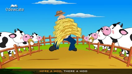 Edewcate english rhymes - Old McDonald had a farm classic nursery rhyme