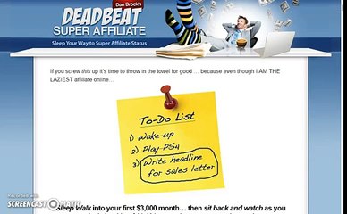 Dan Brock’s Deadbeat Super Affiliate Review