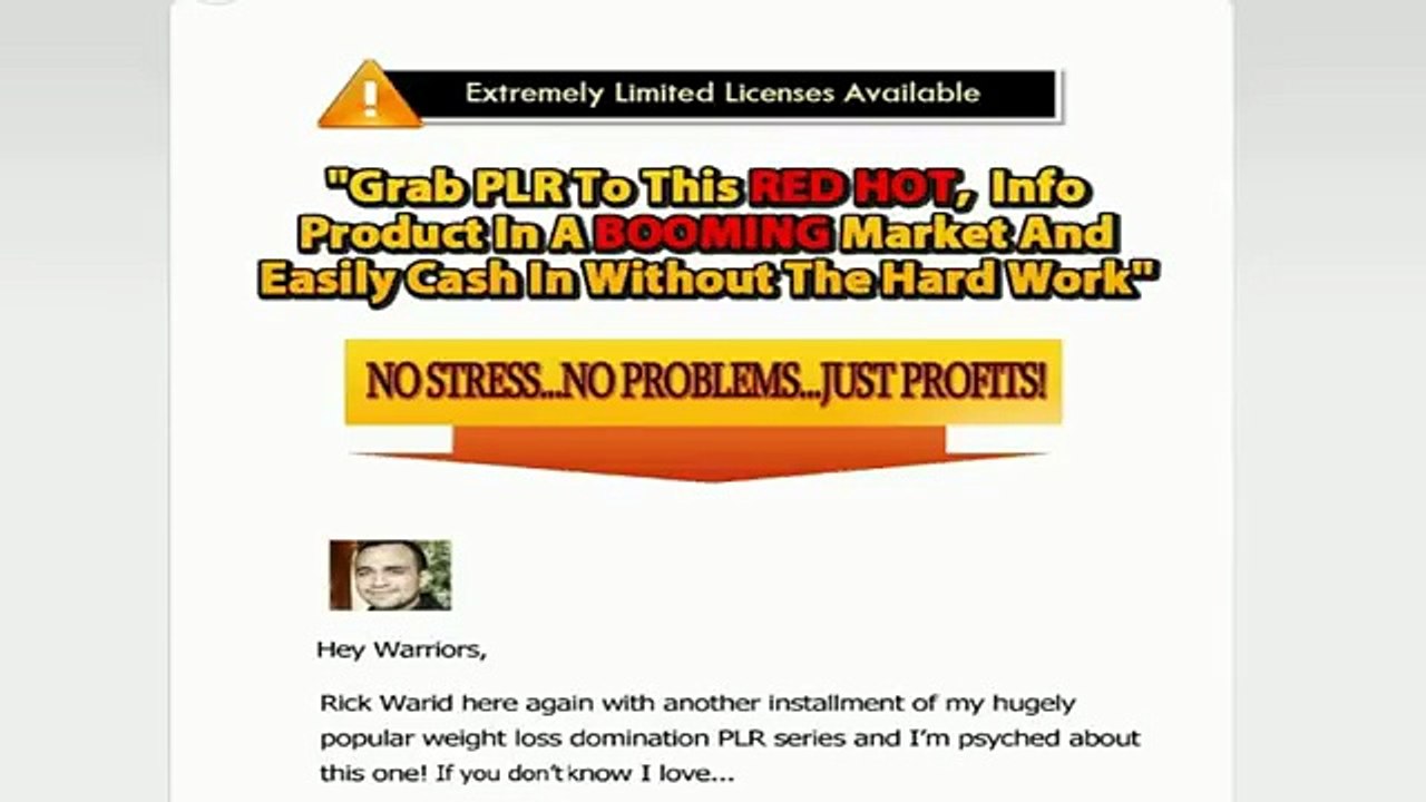 Weight Loss Kickstart by Rick Warid | Purchased and Reviewed by Mike McKay
