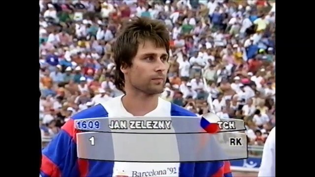 Men's Javelin Final Barcelona Olympics 1992