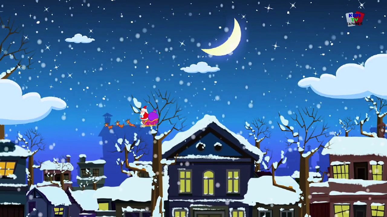 サンタクロースが町に来ています | ジングルベル 子供のためのクリスマスソング ハッピークリスマス