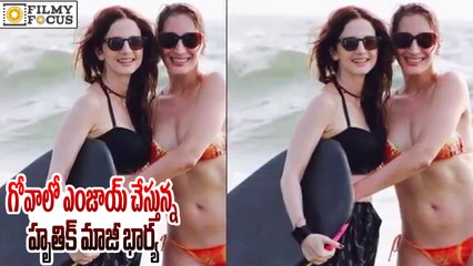 Hrithik's ex-wife Sussanne Khan enjoys beach holiday in Goa- Filmy Focus