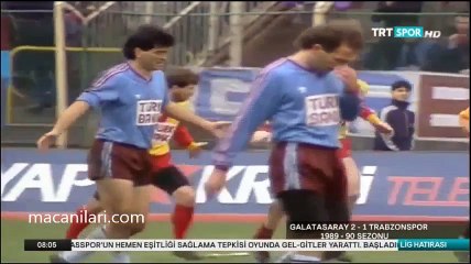 07.01.1990 - 1989-1990 Turkish 1st League Matchday 16 Galatasaray 2-1 Trabzonspor