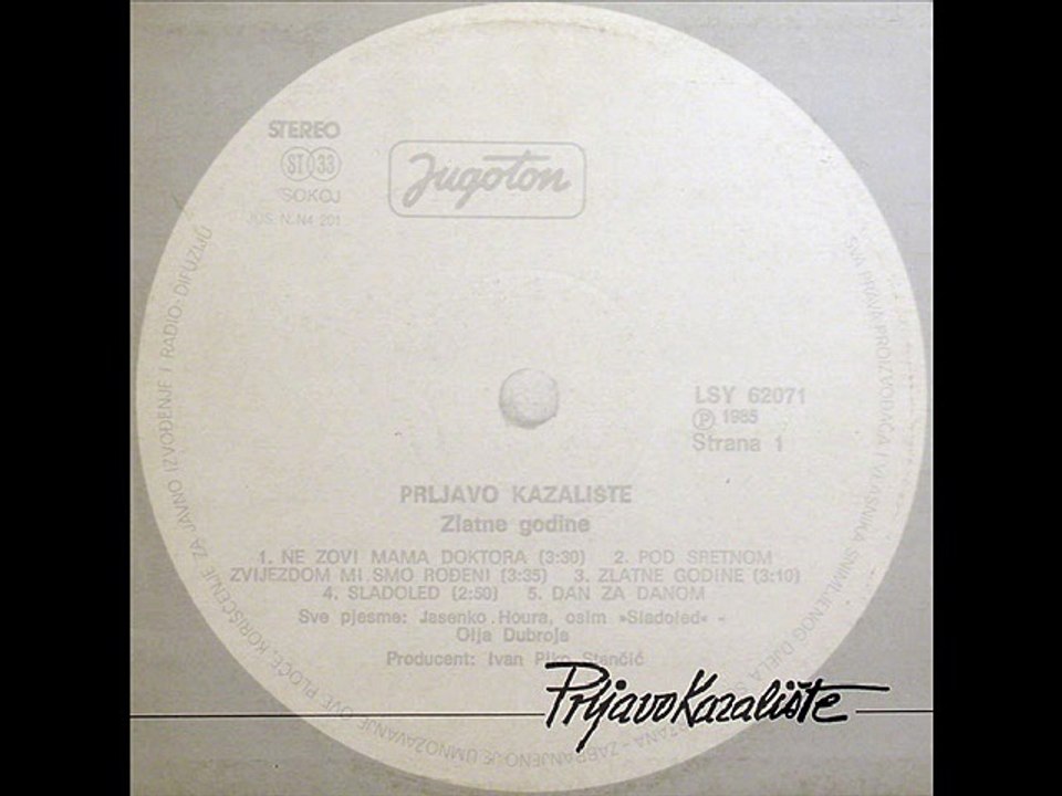SLADOLED - PRLJAVO KAZALIŠTE (1985)
