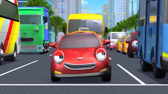 Приключения Тайо, 1 серия, Один день из жизни Тайо, мультики для детей про автобусы и маши