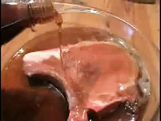 What REALLY happens when you add Coke to raw pork.