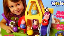 Peppa Pig Wind & Wobble Playhouse Play Doh Muddy Puddles Weebles Toy Playset