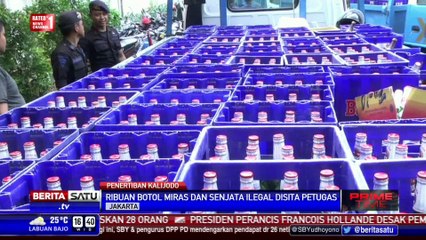 Polda Metro Jaya Sita Miras dan Senjata di Kalijodo