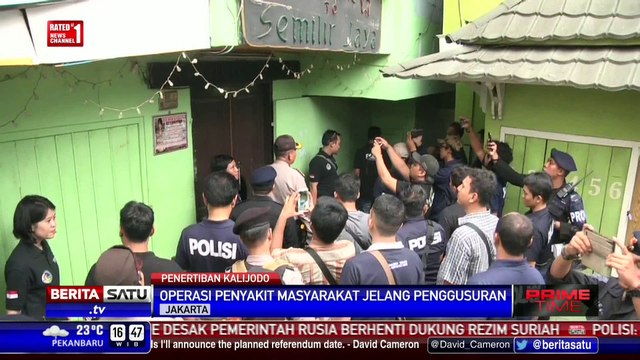 Operasi Pekat Kalijodo Menyasar Narkotika, Senjata, dan Miras