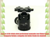 CameraPlus - FDB-44 Rótula para trípode con 44mm Esfera Arca / RRS Compatible + Quick Clamp