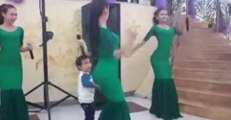 Little Boy Slaps Sexy Dancer For A Few Laughs Amid Performance