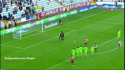 Danilo Goal HD - Antalyaspor 1-1 Rizespor - 20-02-2016